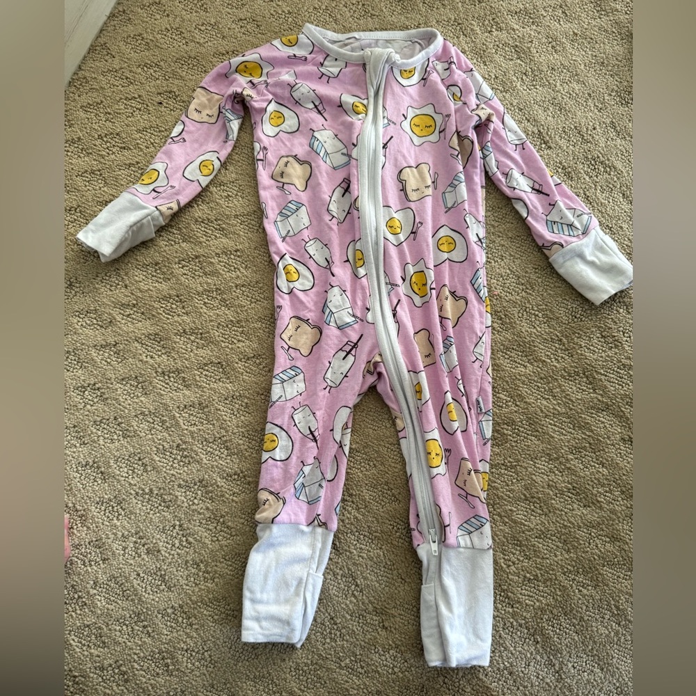Little sleepies - pink breakfast buddies, 3-6 months